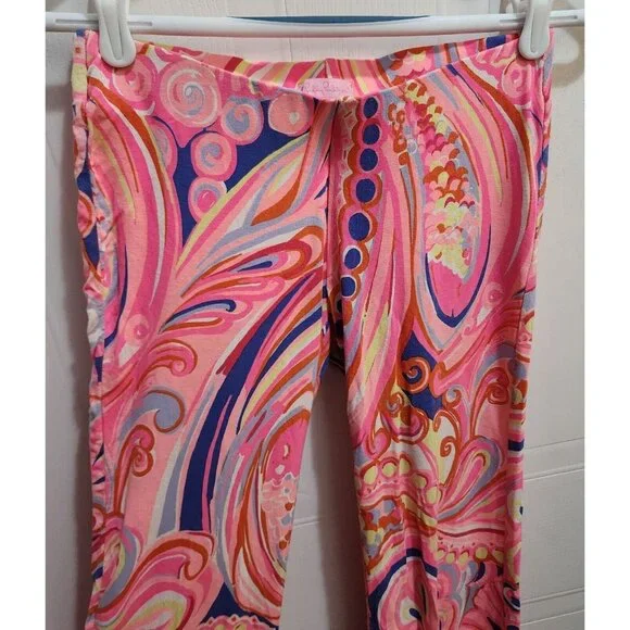 Lilly Pulitzer Womens Georgia May Palazzo Pull-On Stretch Pants Reef Retreat XXS - Picture 5 of 16